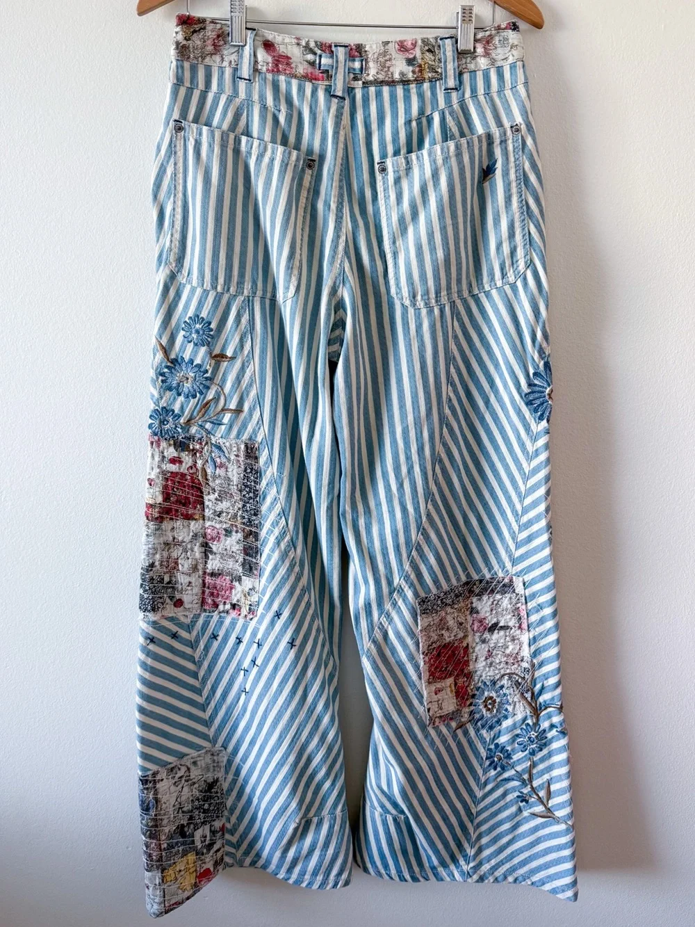 Free People Runyon Patched Craft Pants in West Ridge Size 6 Preloved - Picture 4 of 13